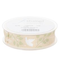 položky Stuha na birmovanie, prijímanie a krst - béžová, šírka 25 mm, dĺžka 20 m