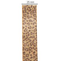 položky Darčeková stuha s leopardím vzorom na kreatívnu dekoráciu a floristiku, 25 mm x 20 m