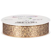 položky Darčeková stuha s leopardím vzorom na kreatívnu dekoráciu a floristiku, 25 mm x 20 m