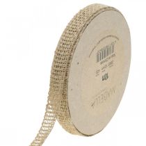 položky Dekoračná jutová stuha prírodná 12mm rustikálna dekoračná jutová stuha 10m