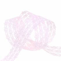 položky Čipková stuha ružová 20mm 20m