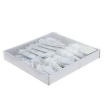 položky Lavicový vešiak s trubičkami a srdcom 18cm 6ks