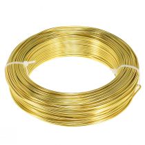 položky Remeselný drôt zlatý hliníkový drôt pre remeslá Ø2mm L60m