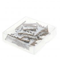 položky Trblietavý vianočný stromček na rozsypanie 4cm 48 ks