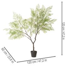 položky Umelý stromček s jemnými listami, 120 cm