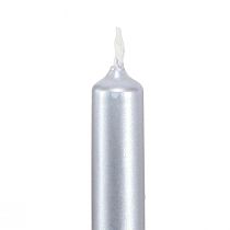 položky Sviečky na stromček Vianočné sviečky na stromček strieborné 13x105mm 20 ks