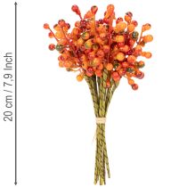 položky Zväzok oranžových bobúľ, dlhý 20 cm