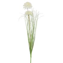 položky Umelé kvety guľa kvet allium okrasná cibuľa umelá biela 90cm