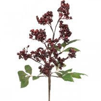 položky Bobuľová vetvička červená umelá jesenná dekorácia 85cm Umelá rastlina ako skutočná!