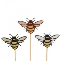 položky Včelia zátka drevená kvetinová zátka prírodná farba 34cm 12ks