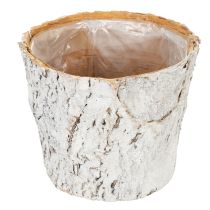 položky Kvetináč s imitáciou kôry, ideálny do rustikálneho interiéru a na dekoráciu rastlín, 12 cm, 4 kusy