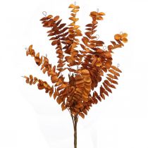 položky Umelé rastliny jesenná dekorácia umelá vetvička listy oranžové 46cm