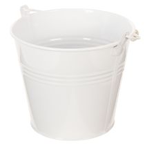 položky Biele plechové vedrá Ø14cm V12cm 6 ks