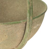 položky Košík na kvety, závesný kôš, kovová dekorácia záhrada Ø16cm V38cm