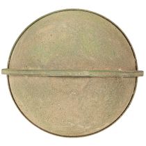 položky Košík na kvety, závesný kôš, kovová dekorácia záhrada Ø16cm V38cm