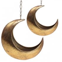 položky Závesný košík moon deco gold vintage deco 32/22cm sada 2 ks