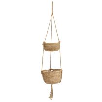 položky Závesný košík košíky z morskej trávy na zavesenie na lano V130cm