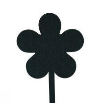 položky Kvetinová zátka kvetinové mini panely drevené čierne Ø10cm 6ks