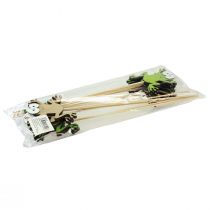 položky Kvetinová zátka žaba vtipná dekoračná zátka drevená 7,5cm 12ks