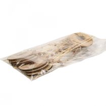 položky Kvetinová zátka drevená včelia ozdobná zátka s nápisom 7x27,5cm 12 kusov