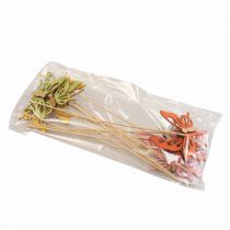 položky Kvetinová zátka motýľ deco drevo farebný 8,5cm 12ks