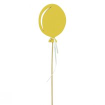 položky Kvetinová zátka kytica ozdoba torta torta balón žltý 28cm 8ks