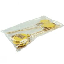 položky Kvetinová zátka kytica ozdoba torta torta balón žltý 28cm 8 ks