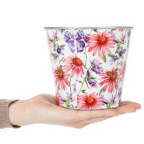 Článok Kvetináč, jarná dekorácia, kvetináč, kov, Ø14cm V12,5cm