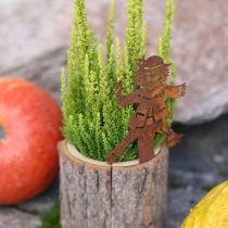 položky Drevený kvetináč strašiak hrdzavý V24,5 cm