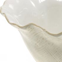 položky Kvetináč keramický kvetináč pohárik kvetináč biely Ø19cm