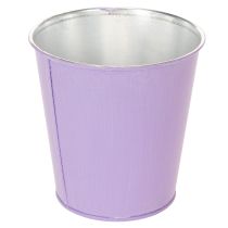 položky Set kovových kvetináčov s kvetinovým motívom v pastelových farbách, 10 cm, 3 ks