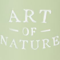 položky Zinkový kvetináč Art of Nature mätovozelený Ø17,5 cm V15 cm