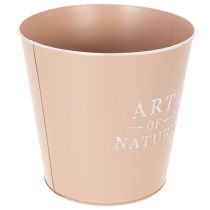 položky Zinkový kvetináč, kovový kvetináč, antická ruža, Ø22cm V21cm