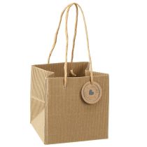 položky Kvetináč z papiera vrúbkovaný fóliou 12x12cm 8 ks