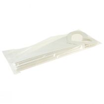 položky Kvetinová taška ruže darčekové balenie biela 46cm 12 ks