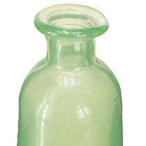 položky Sklenená dekoratívna váza na kvety v zelenej farbe, vysoká Ø6,5 cm V30 cm