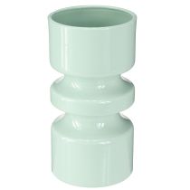 položky Váza na kvety kovová v mätovo zelenej smaltovanej Ø9cm H17,5cm
