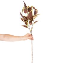 položky Umelý Coleus s červenými listami, umelá rastlina, 20 cm