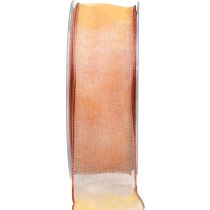 položky Šifónová stuha organzová stuha organzová oranžová 40mm 20m