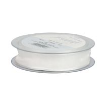 položky Šifónová stuha organzová stuha ozdobná stuha organza biela 15mm 20m