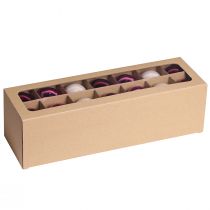 položky Vianočné gule na stromček sklenené gule na stromček Berry Mix Ø5cm 24 ks Berry ružová béžová krémová lesklá