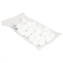 položky Vianočná ozdoba na stromček ozdoba na girlandu snehová guľa biela 185cm