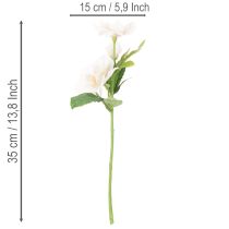 položky Umelá vianočná kytica ruží, 35 cm, 6 kusov