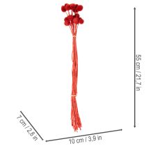 položky Sušené kvety Craspedia, farbené, s dlhými stonkami, 55 cm, 20 kusov