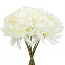 položky Deko kytica chryzantéma biela 28cm 6ks
