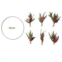 položky Veniec zo sušených kvetov s levanduľou - dekorácia Ø30cm - kreatívna sada na DIY