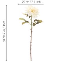 položky Umelý kvet dahlia do vázy 68 cm