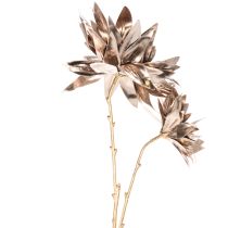položky Umelý kvet dahlia, s dlhou stonkou a dvoma kvetmi, 75 cm
