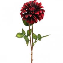 položky Umelý kvet georgín červený hodvábny kvet jesenný 78cm Ø3/15cm