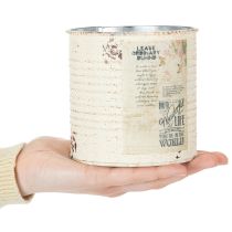 položky Sada kvetináčov na balkón a do záhrady, dekorácia kvetináča, vintage štýl, 15 cm, 3 kusy